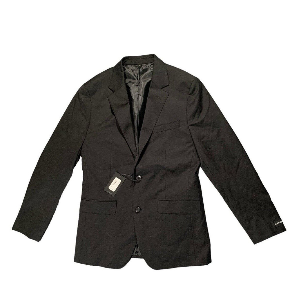 Bonobos Black Capstone Italian Wool Tuxedo Coat Men’s Blazer Size 38R Never Worn